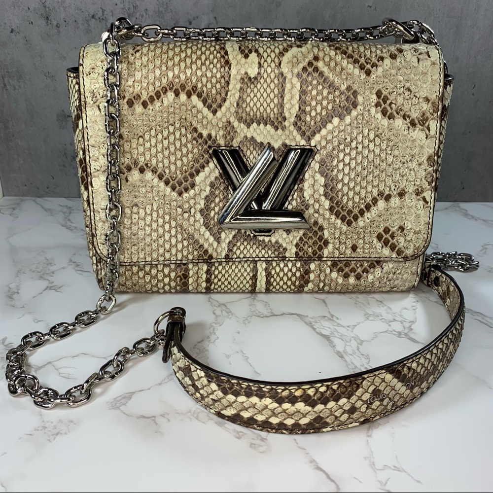 ❌SOLD❌ 🐍 Louis Vuitton Python Twist MM bag - Picture 16 of 16